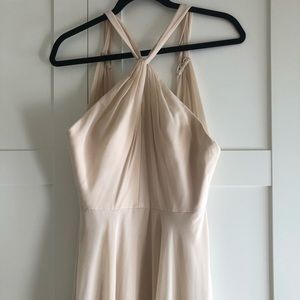 Jenny Yoo Halle Champagne bridesmaid dress